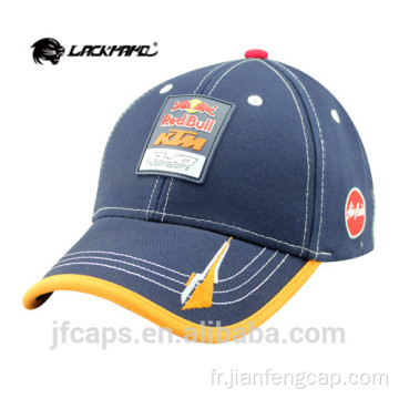 chapeaux de golf brodés appliques bleu foncé